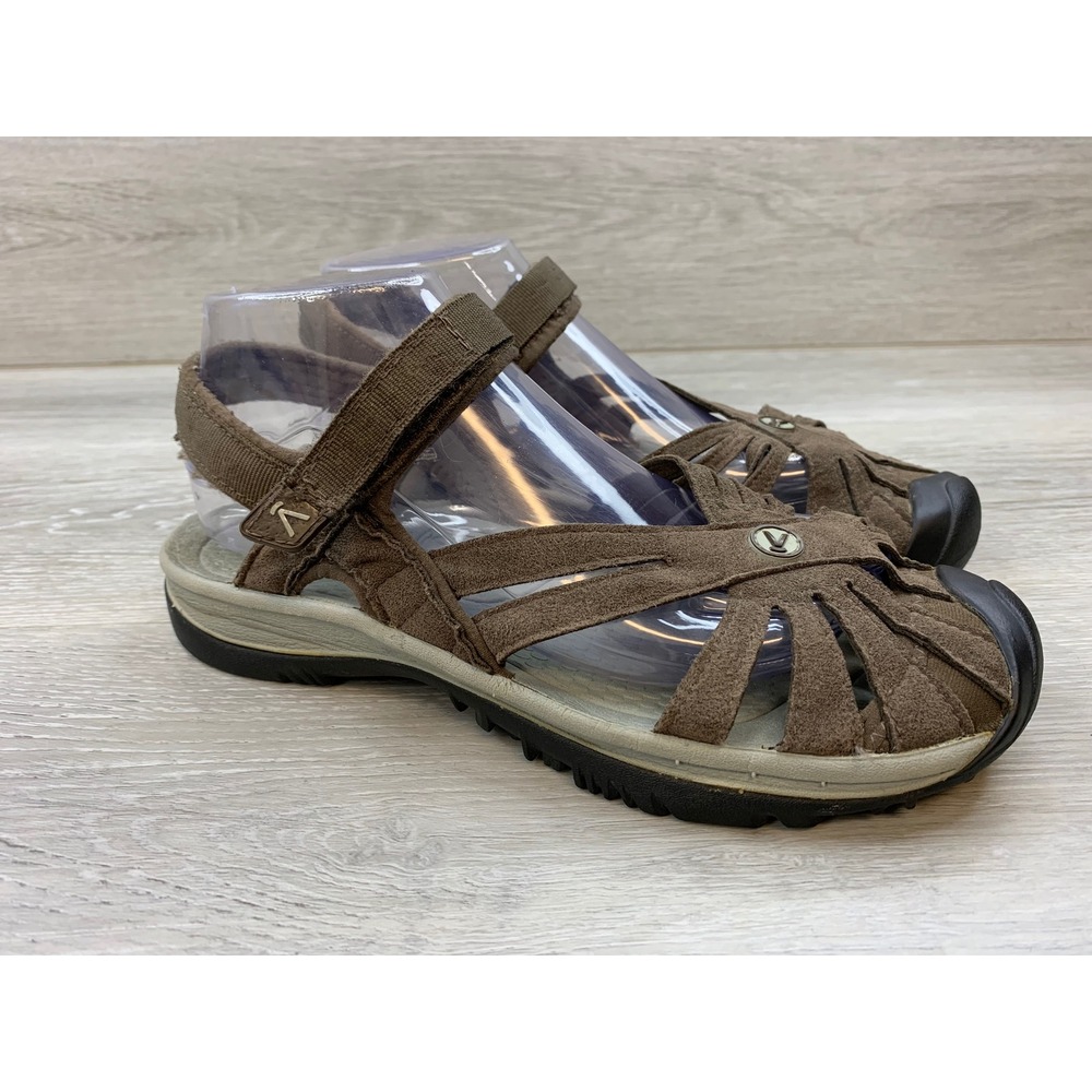 Keen Rose Sandals Women's 8.5 Brown Suede Sport Hiking Water Trail Shoes